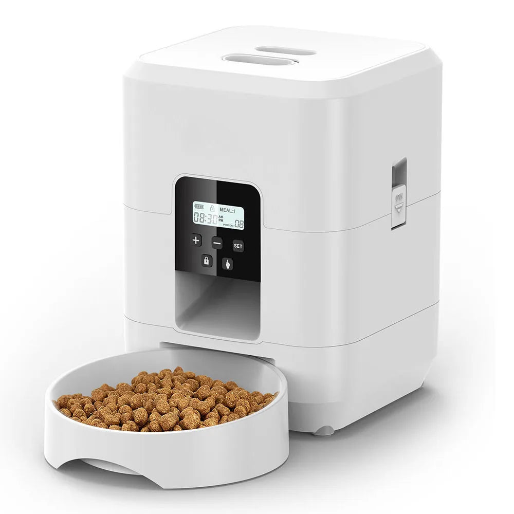 Distributeur automatique de croquettes pour chat avec programmation